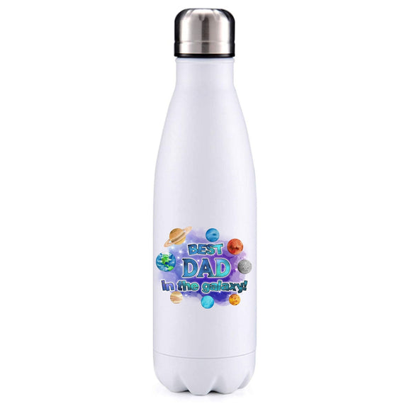Best Dad in the Galaxy fathers day inspired insulated metal bottle