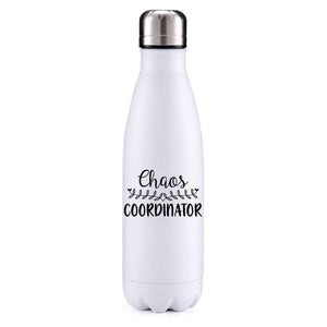 Chaos Coordinator funny quote insulated metal bottle
