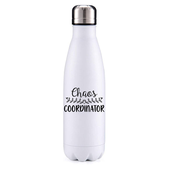 Chaos Coordinator funny quote insulated metal bottle