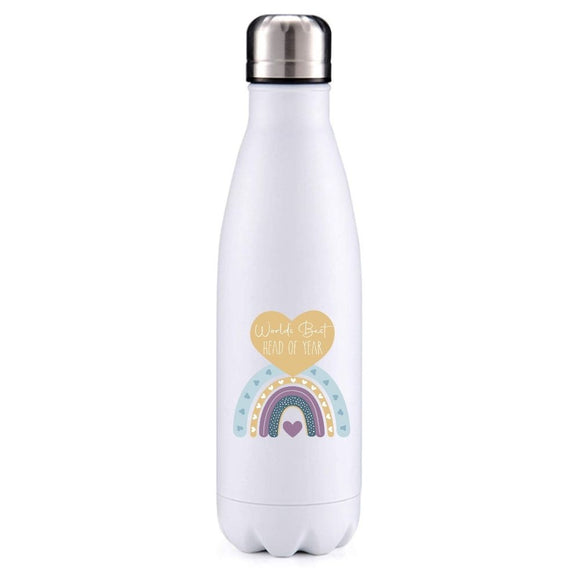 Worlds Best Head of Year insulated metal bottle