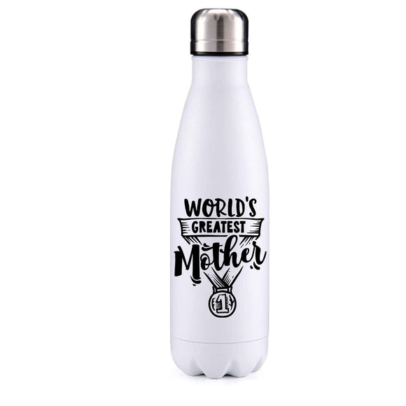 Worlds greatest mother insulated metal bottle