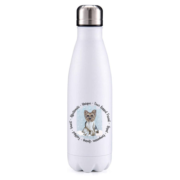 Yorkshire Terrier sand blue Insulated Metal Bottle