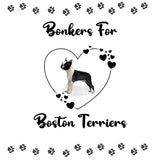 Bonkers for Boston  Terrier Dog Obsession Insulated Metal Bottle