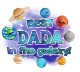 Best Dada in the Galaxy fathers day inspired insulated metal bottle