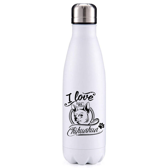 I love my Chihuahua 1 dog obsession insulated metal bottle