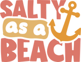 Salty as a beach summer inspired insulated metal bottle