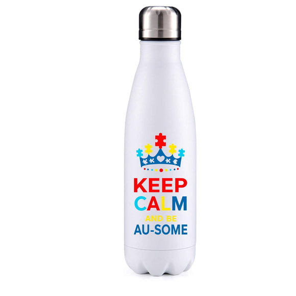 Autism - Keep Calm, Be Ausome insulated metal bottle