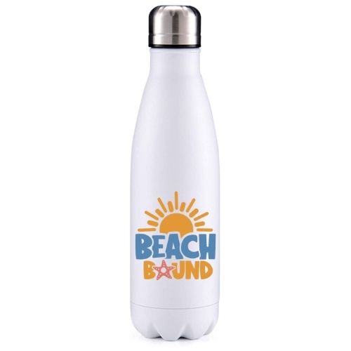 Beach Bound Summer Inspired insulated metal bottle