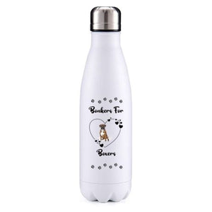 Bonkers for Boxers Dog Obsession Insulated Metal Bottle