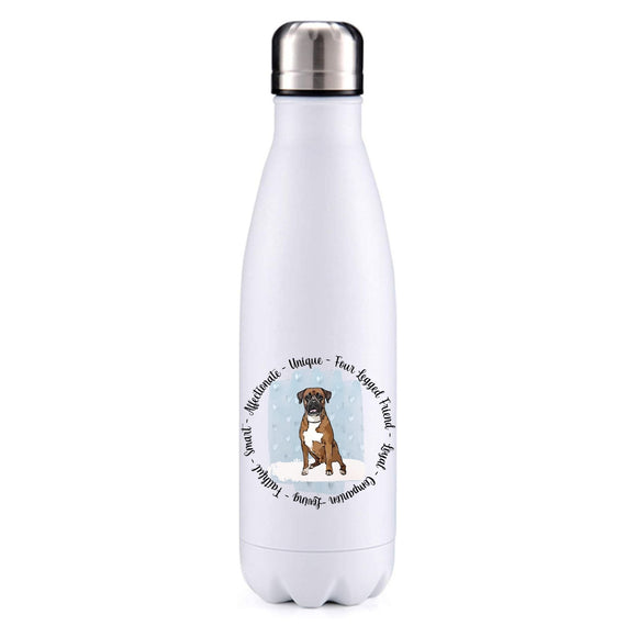 Boxer Blue insulated metal bottle