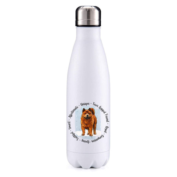 Chow Chow sand blue insulated metal bottle