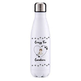 Crazy for Cavaliers Colour 1 Dog Obsession insulated metal bottle