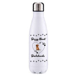 Dizzy about Dachshunds Colour 1 Dog Obsession insulated metal bottle