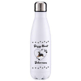 Dizzy about Dobermans 1 Dog Obsession insulated metal bottle