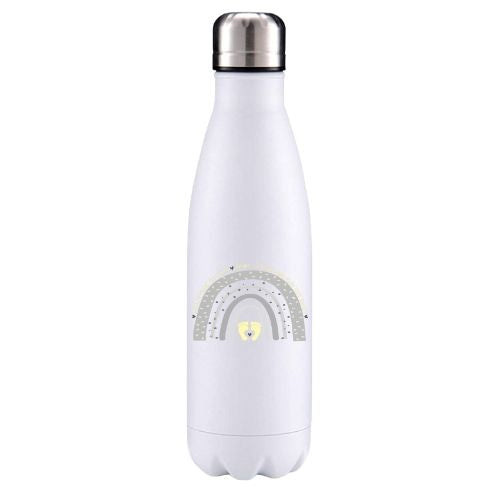 Happy Mothers Day from inside your tummy grey insulated metal bottle