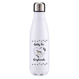 Giddy for Greyhounds dog obsession insulated metal bottle