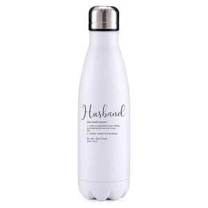 Husband definition insulated metal bottle