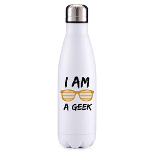 I am a geek insulated metal bottle