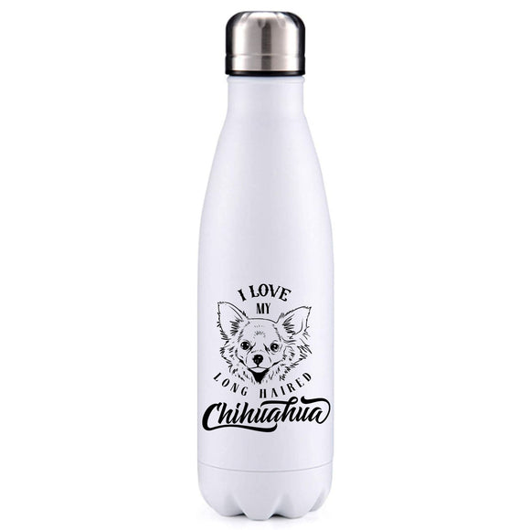 I love my Chihuahua 2 dog obsession insulated metal bottle