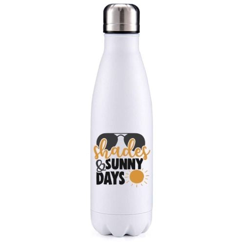 Shades and Sunny Days summer inspired insulated metal bottle