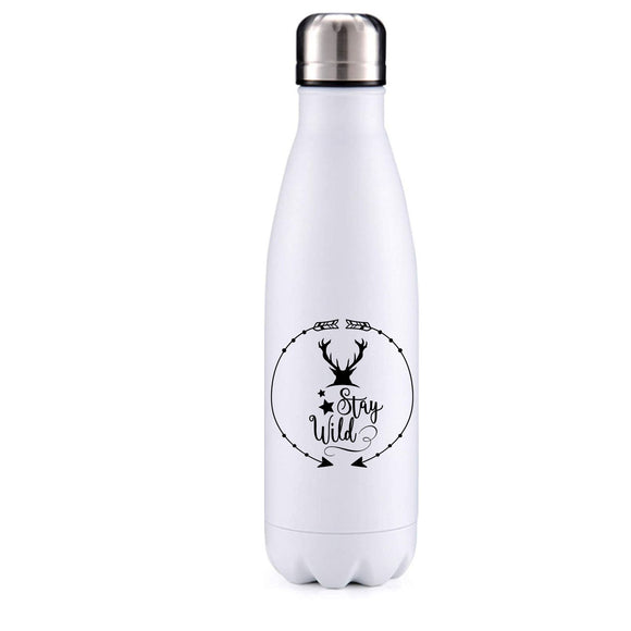 Stay Wild motivational insulated metal bottle