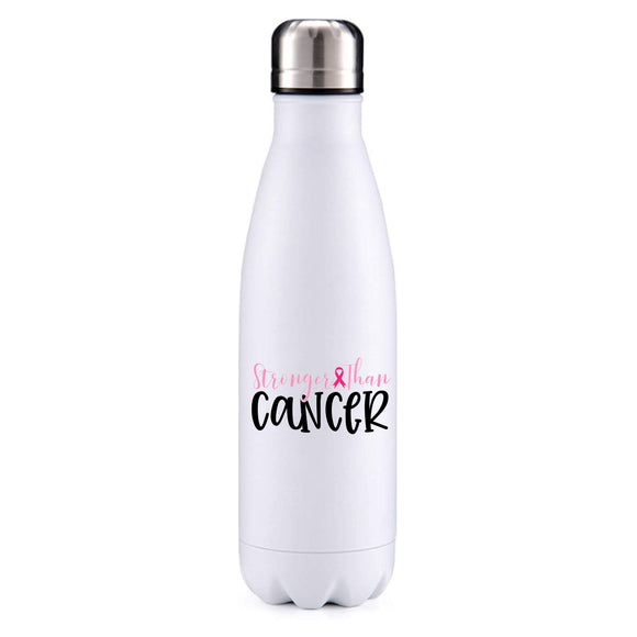 Stronger than Cancer insulated metal bottle