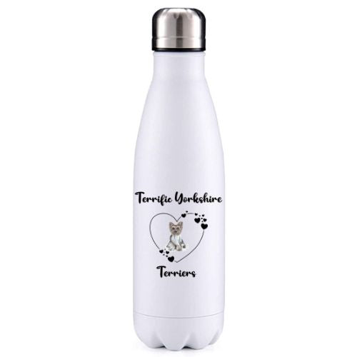 Terrific Yorkshire Terriers 2 dog obsession insulated metal bottle