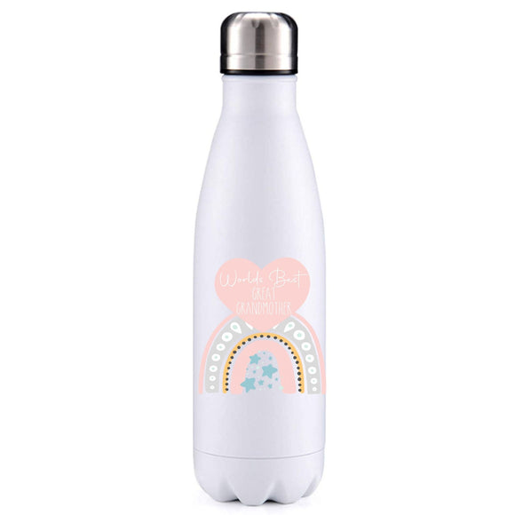Worlds Best Great Grandmother insulated metal bottle