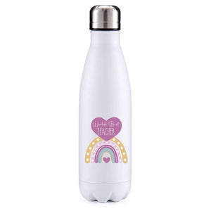 Worlds Best Teacher 2 insulated metal bottle